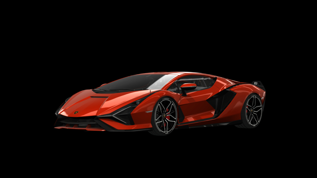 Lamborghini Sián FKP 37, skin Rosso Mars