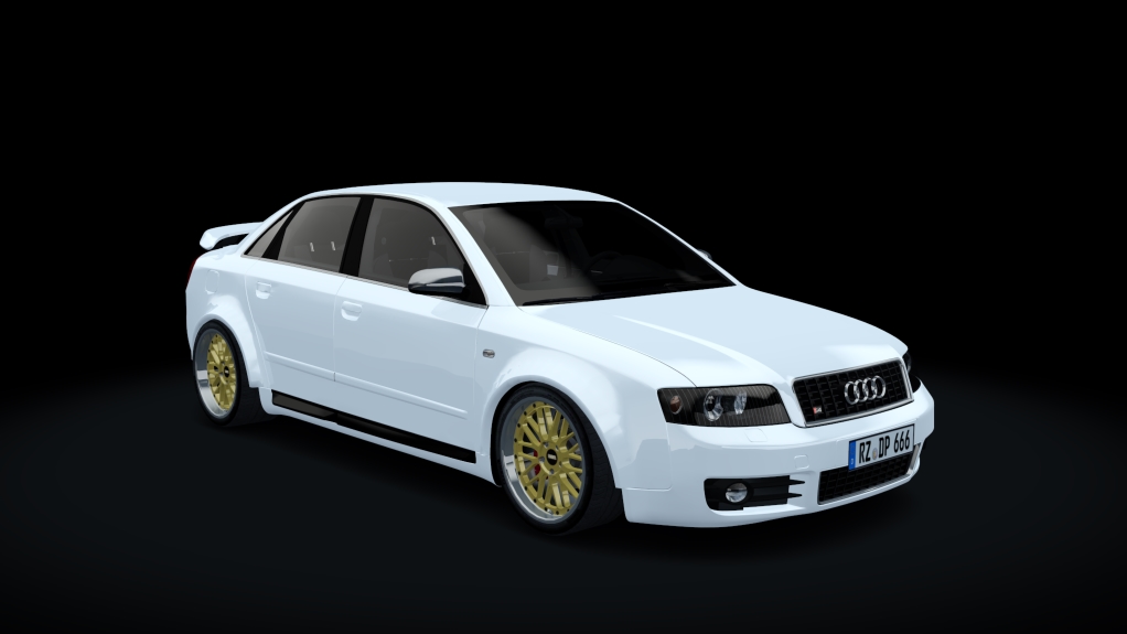 Audi S4 B6 Beast 2003, skin ibis_white