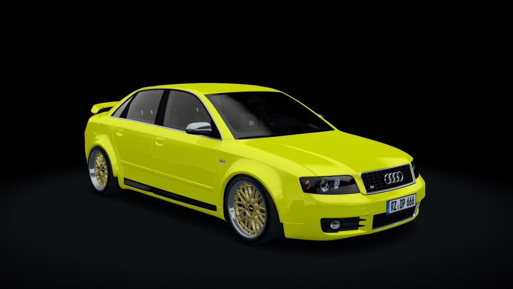 Audi S4 B6 Beast 2003, skin yellow