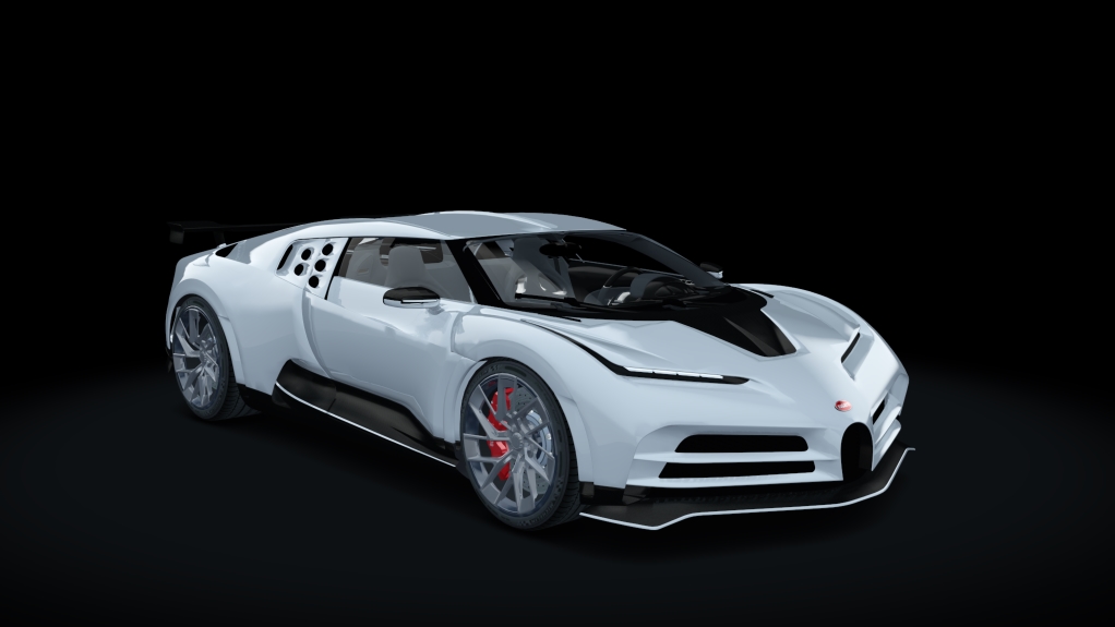 Bugatti  Chiron Centodieci, skin White