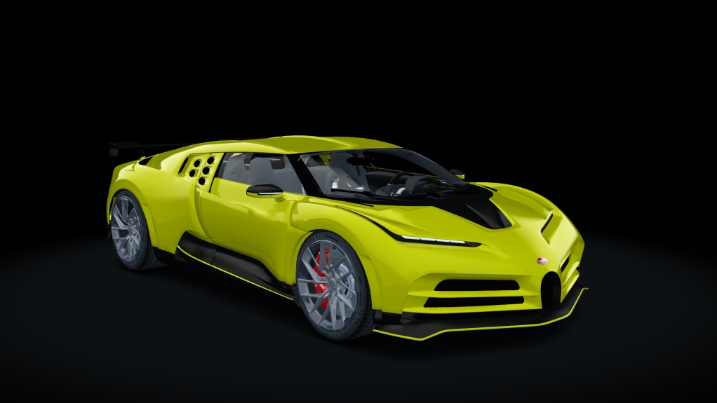 Bugatti  Chiron Centodieci, skin Yellow