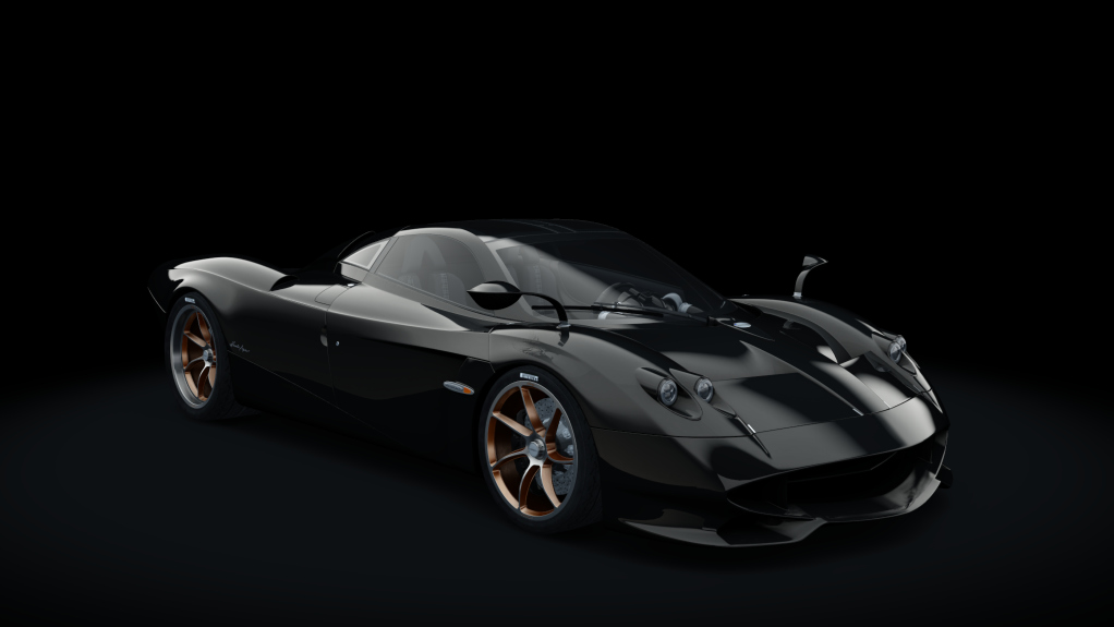 Pagani Huayra Codalunga, skin 2black