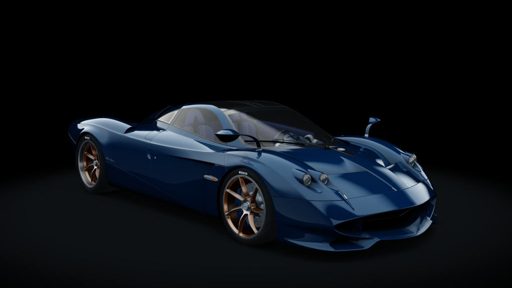 Pagani Huayra Codalunga, skin 3dark_blue