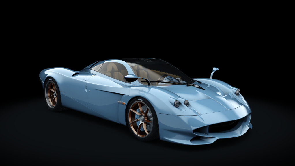 Pagani Huayra Codalunga, skin 4light_blue