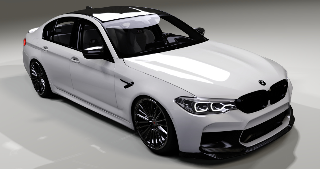 BMW M5 F90 Competition | Redd Tuned, skin alpine white