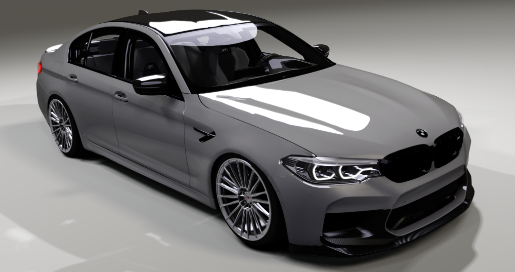 BMW M5 F90 Competition | Redd Tuned, skin frozen grey