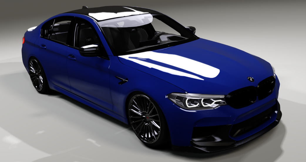 BMW M5 F90 Competition | Redd Tuned, skin marina bay blue