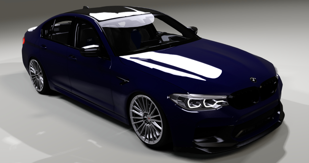 BMW M5 F90 Competition | Redd Tuned, skin new blue