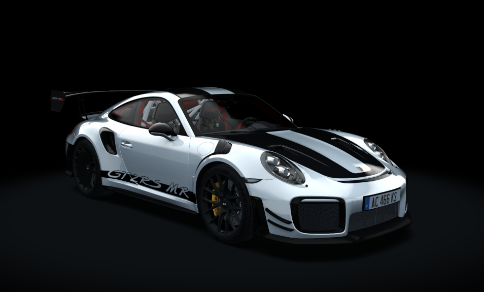 Porsche 911 GT2 RS MR, skin 06_White