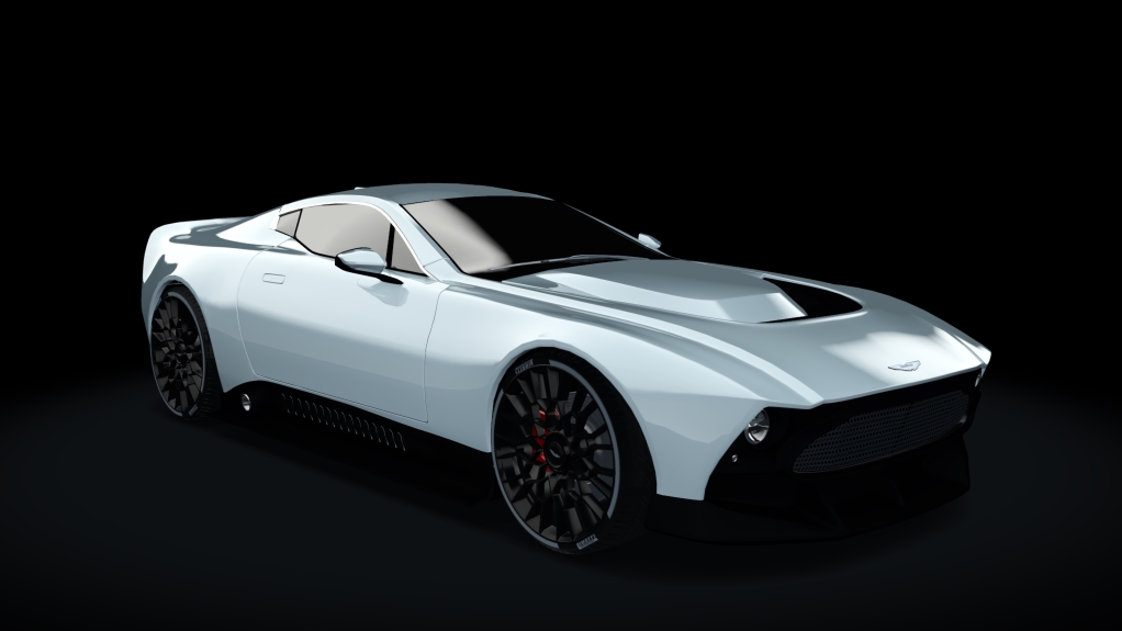 Aston Martin Victor 2020, skin 1white_blackrim