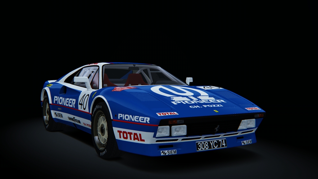 Ferrari 288 GTO Group B, skin RMC_40_Pioneer_bw