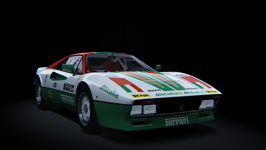 Ferrari 288 GTO Group B, skin alitalia