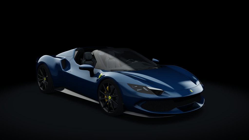 Ferrari 296 GTS, skin 3dark_blue