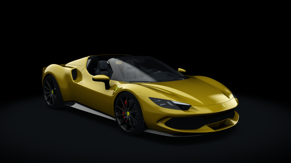 Ferrari 296 GTS, skin 7dark_yellow