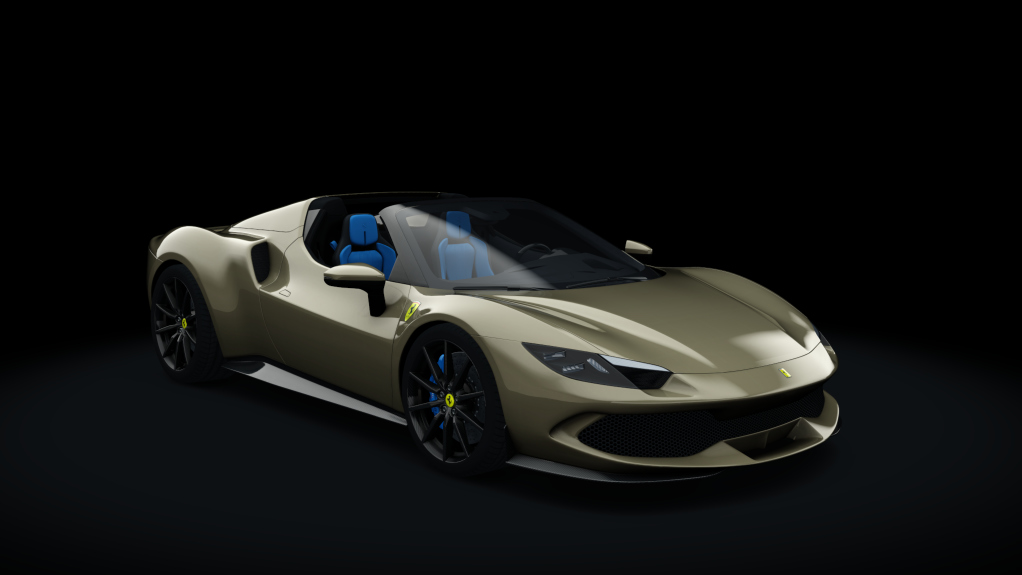 Ferrari 296 GTS, skin 8golden