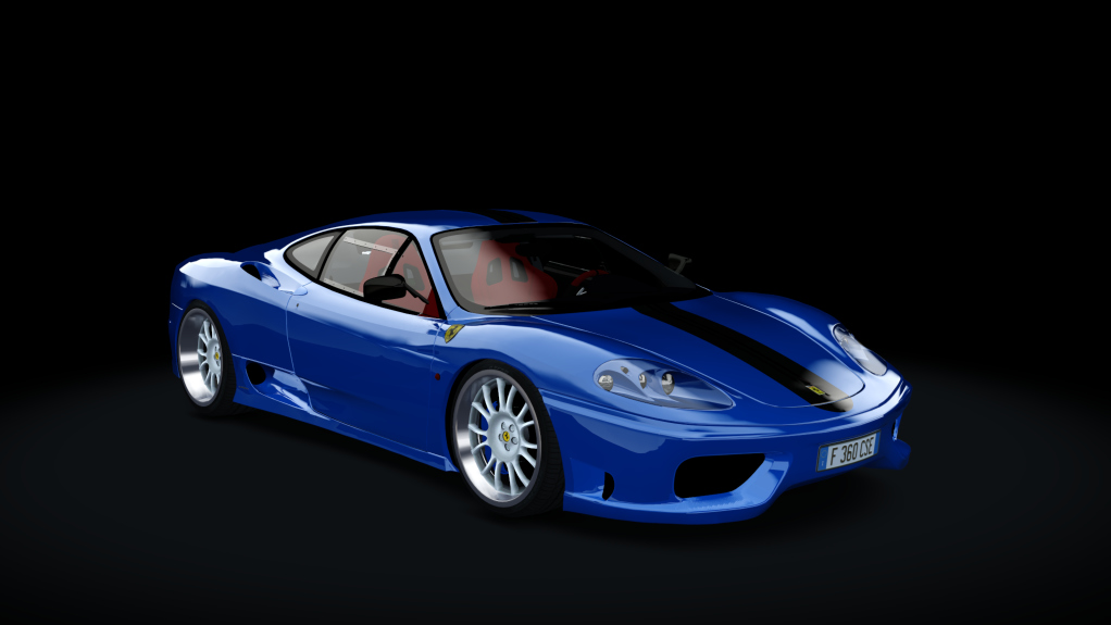 Ferrari 360 CS Evoluzione, skin blue