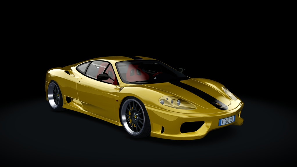 Ferrari 360 CS Evoluzione, skin yellow