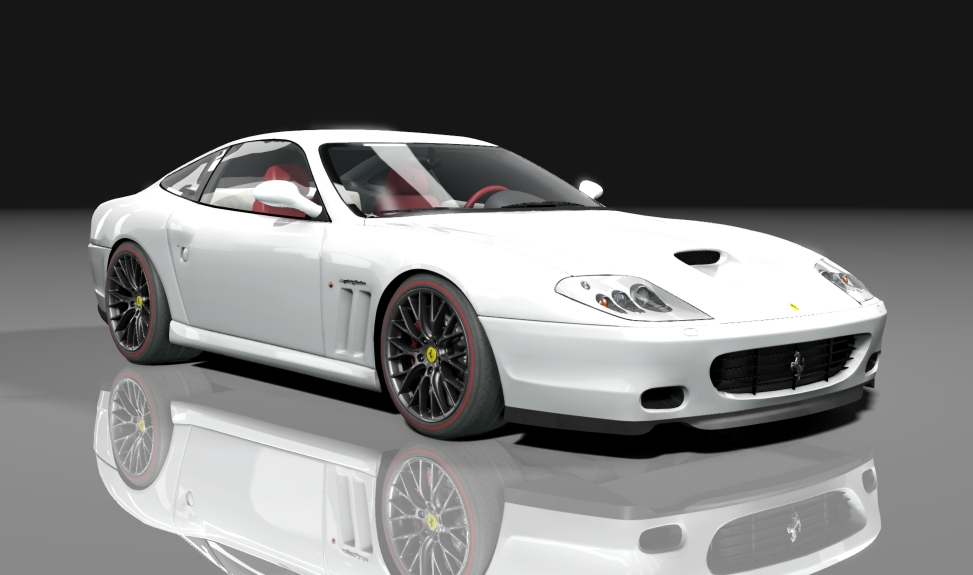 Ferrari 575M Maranello GTC, skin White_gunmetal