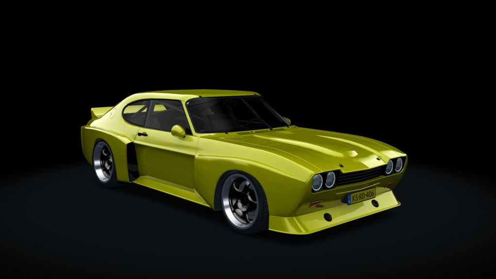 Ford Capri RS3100 Cosworth, skin yellow