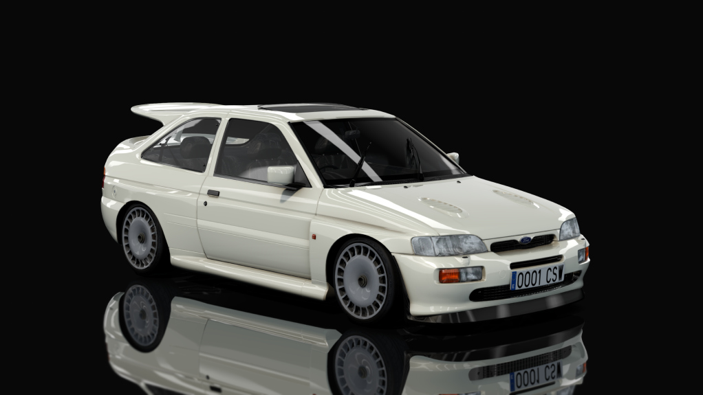 Ford Escort RS Cosworth Stage 2, skin White_pearl