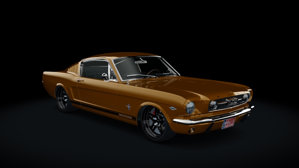 Ford Mustang 1966 Fastback 2+2 Challenger Special, skin orange