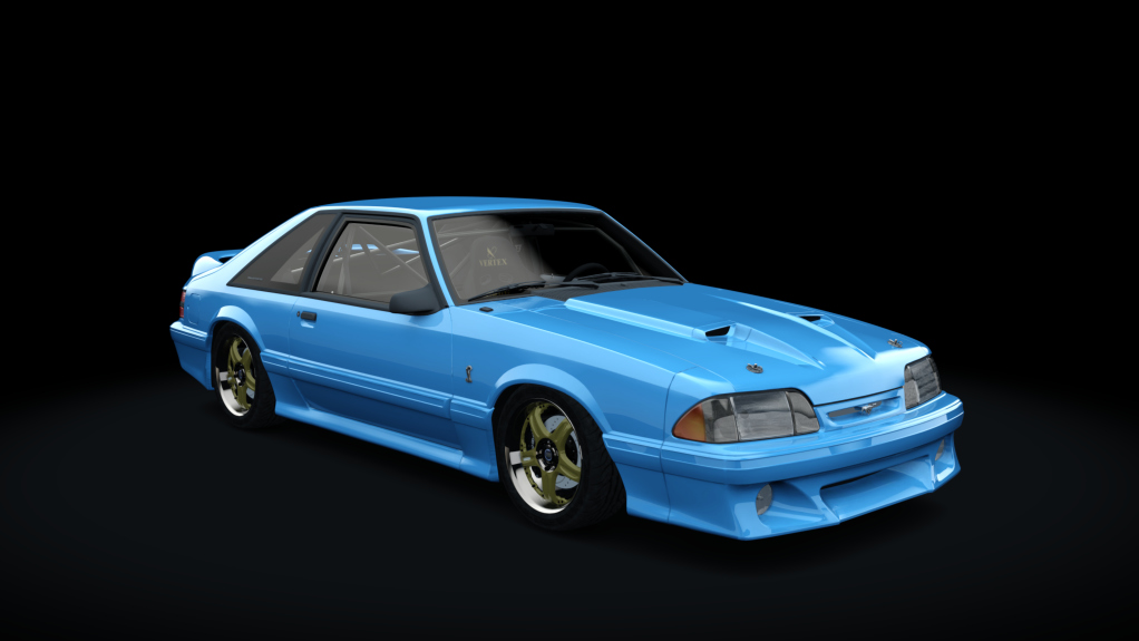 Ford Mustang Foxbody, skin light_blue