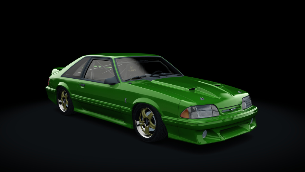 Ford Mustang Foxbody, skin mexico_green