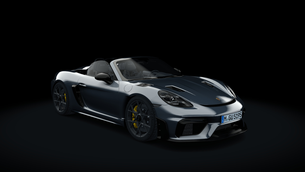 Porsche 718 Spyder RS (982), skin Arctic Grey