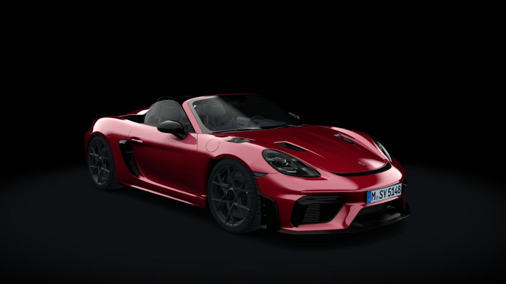 Porsche 718 Spyder RS (982), skin Carmine Red