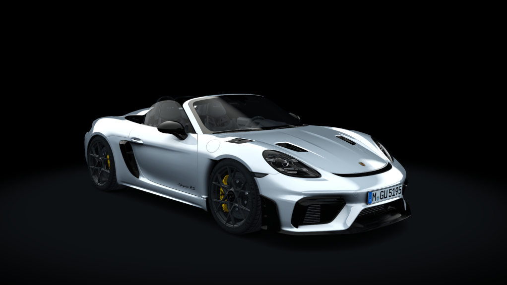 Porsche 718 Spyder RS (982), skin Carrara White Metallic