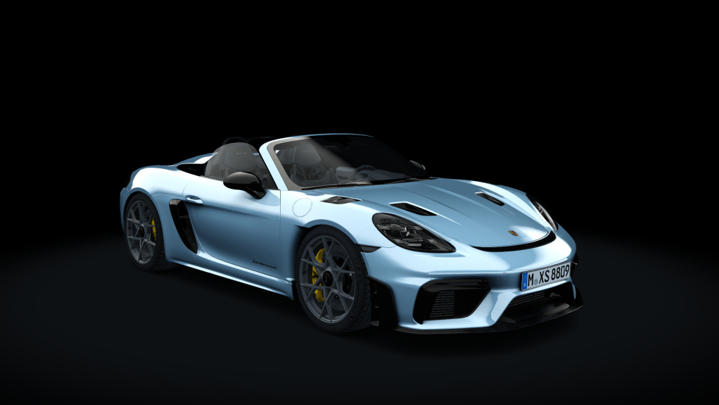 Porsche 718 Spyder RS (982), skin Gulf Blue