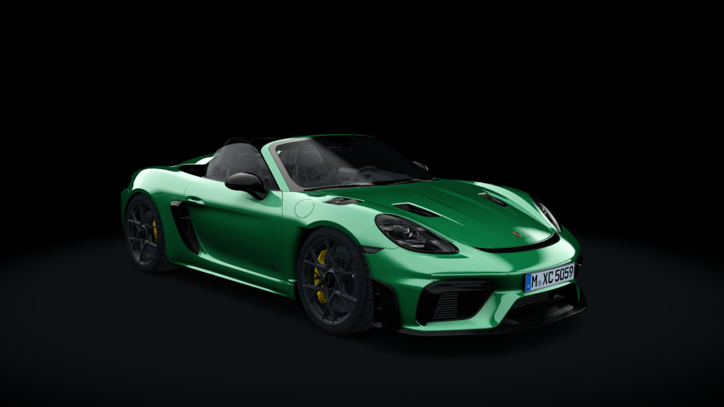 Porsche 718 Spyder RS (982), skin Python Green