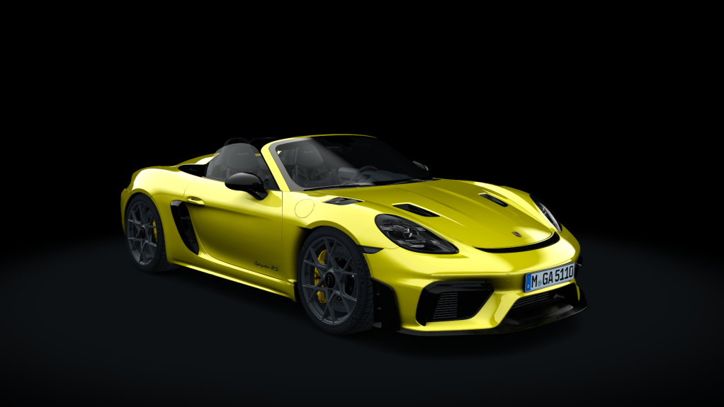 Porsche 718 Spyder RS (982), skin Racing Yellow