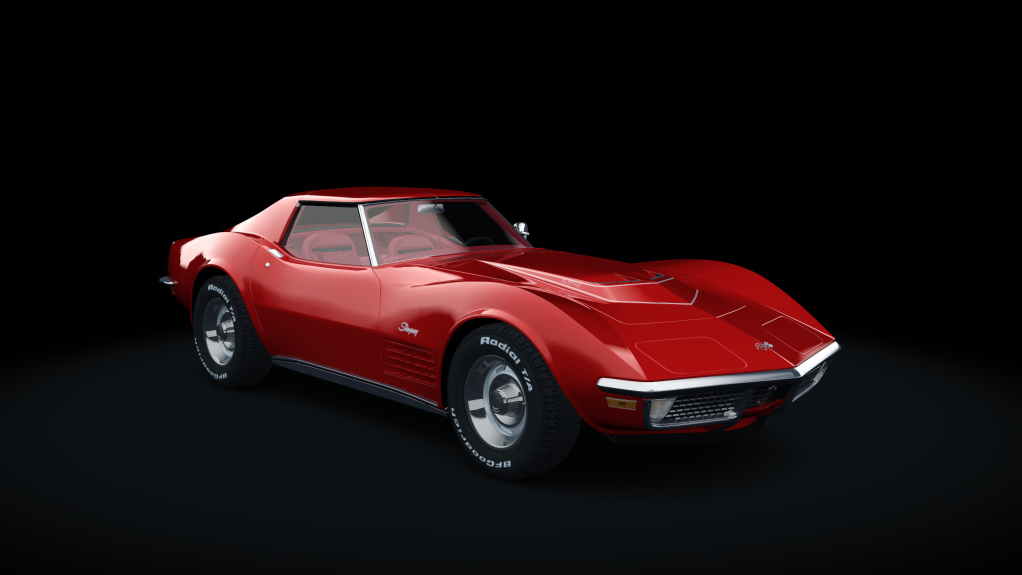 1970  Chevrolet Corvette "Stingray" RPO ZR1, skin 01_monza_red