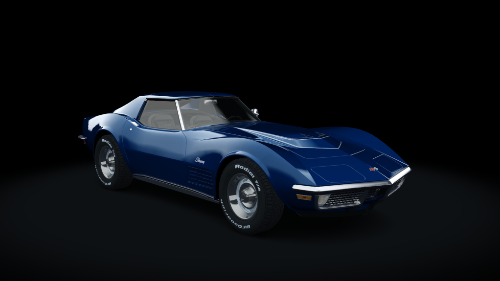 1970  Chevrolet Corvette "Stingray" RPO ZR1, skin 04_bridgehampton_blue_poly