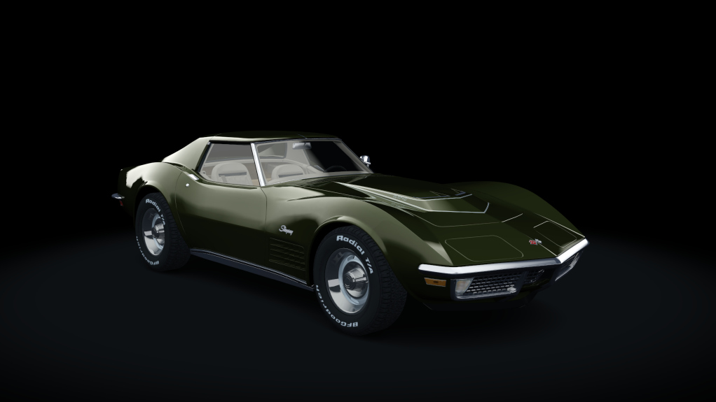 1970  Chevrolet Corvette "Stingray" RPO ZR1, skin 05_donnybrooke_green_poly