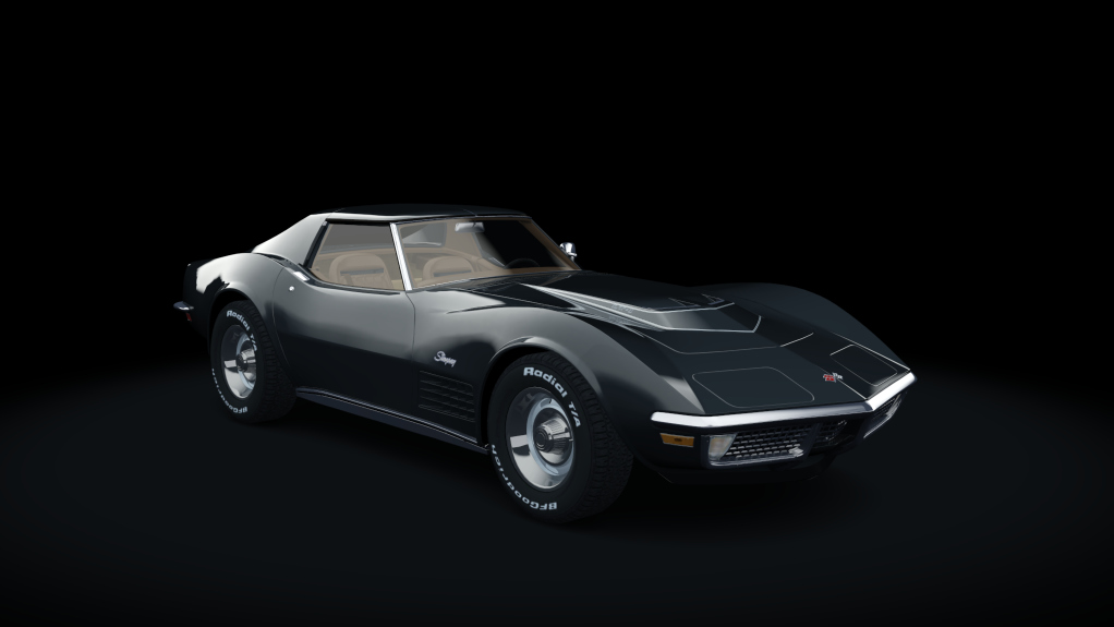 1970  Chevrolet Corvette "Stingray" RPO ZR1, skin 09_laguna_gray_poly