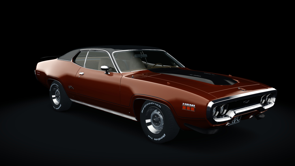 1971  Plymouth GTX 426 Hemi, skin autumn_bronze_met