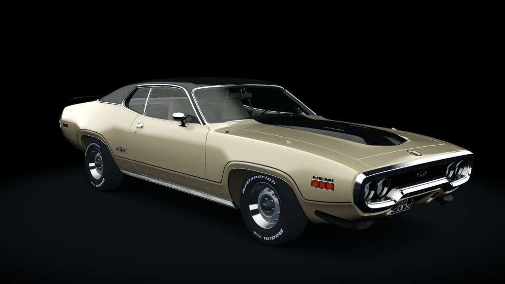 1971  Plymouth GTX 426 Hemi, skin tunisian_tan_met