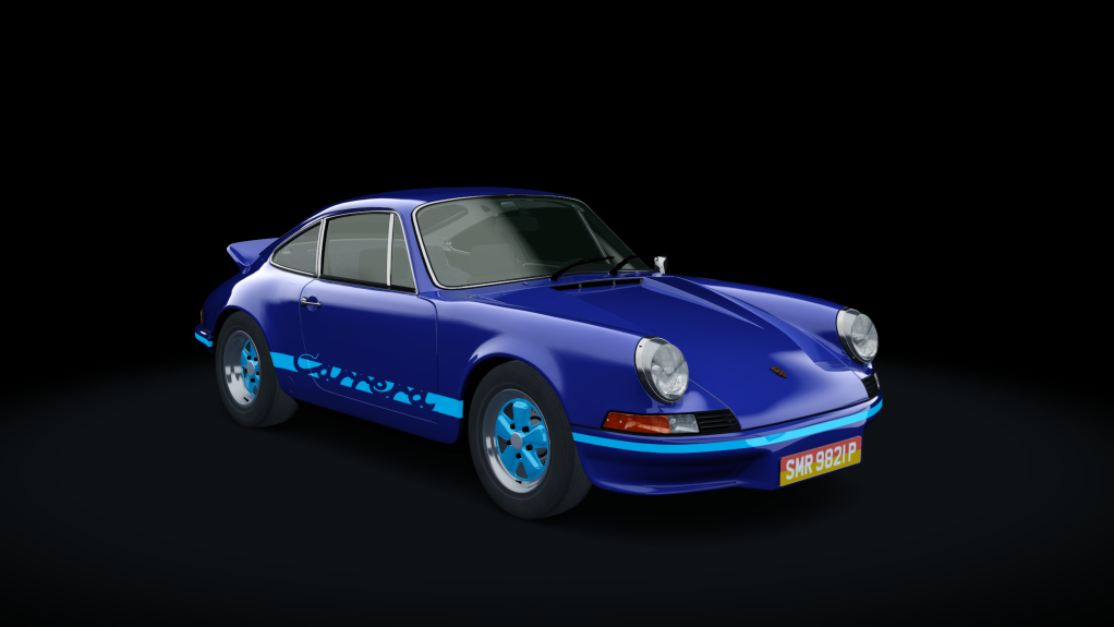 1973 Porsche 911 2.7 RS Sport, skin 325_albertblau