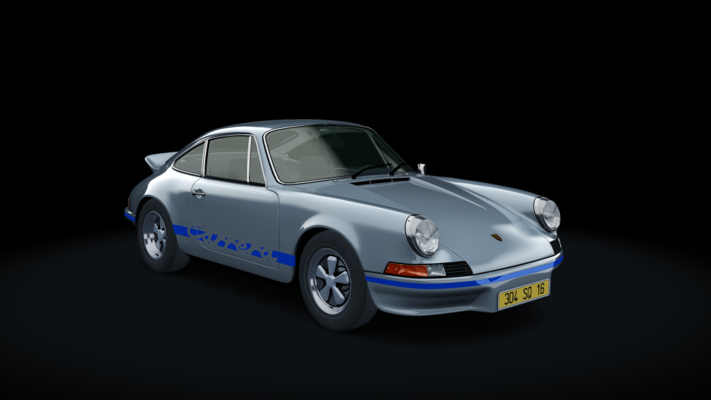 1973 Porsche 911 2.7 RS Sport, skin silber