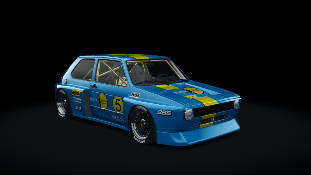 Volkswagen Golf MK1 Club Track, skin Bilstein