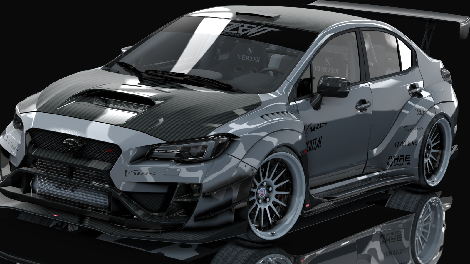 Subaru WRX STi 2016 Varis Kit By HitachiMedia, skin grey2