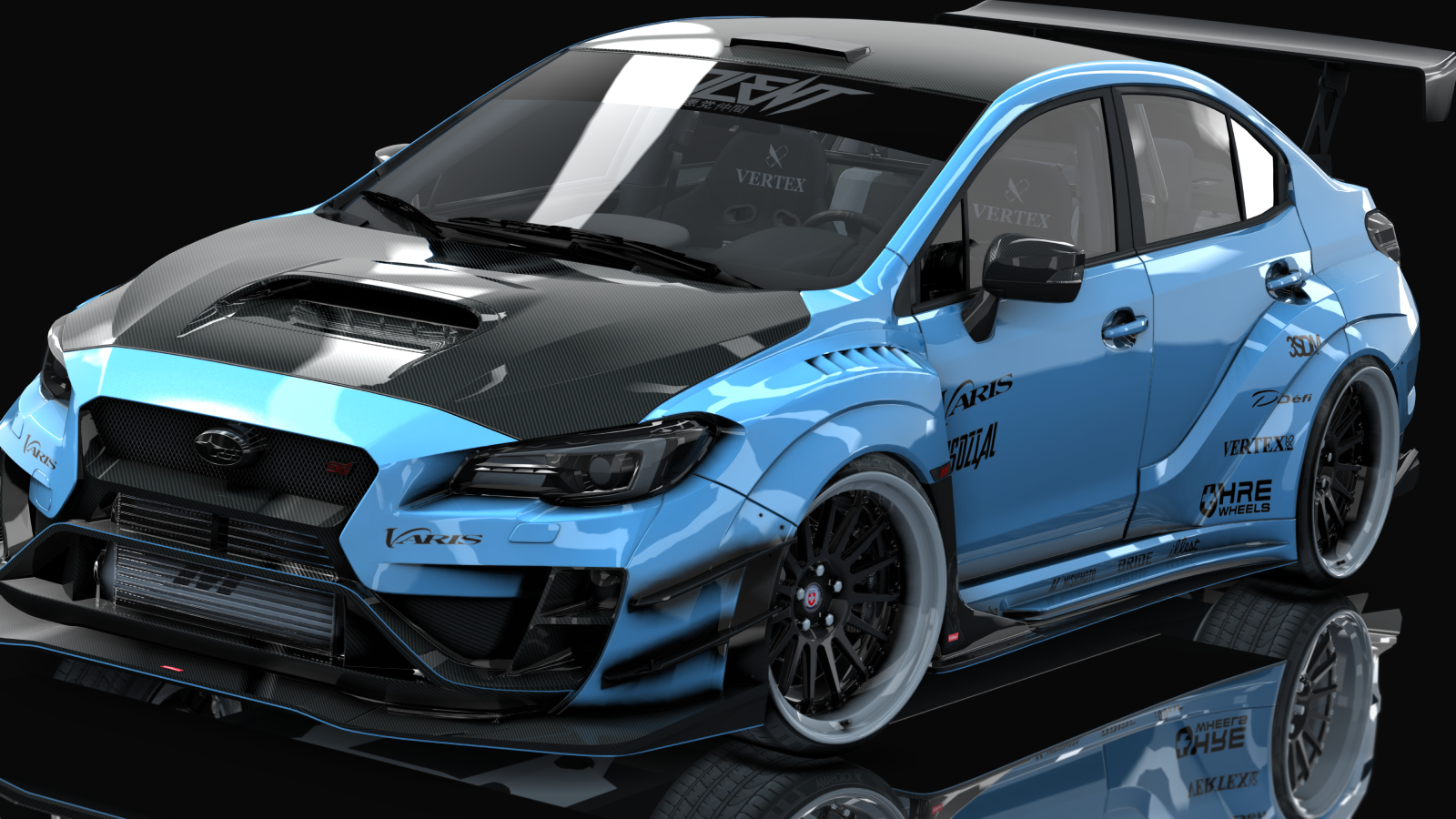 Subaru WRX STi 2016 Varis Kit By HitachiMedia, skin hyper_blue