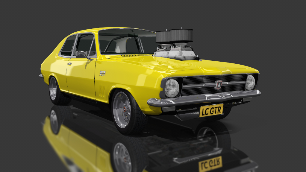 Holden Torana LC GTR XU1 tuned, skin Gold Yellow