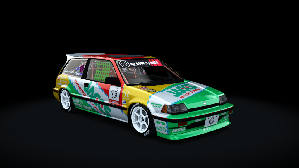 Honda Civic kanjo Hellspec, skin Jaccs