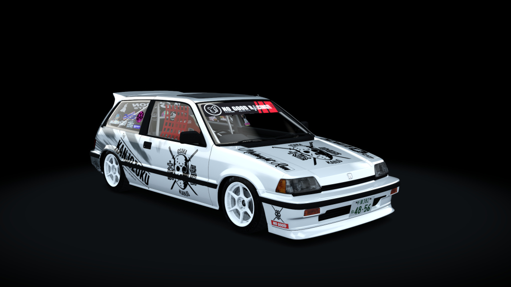 Honda Civic kanjo Hellspec, skin Kanjo