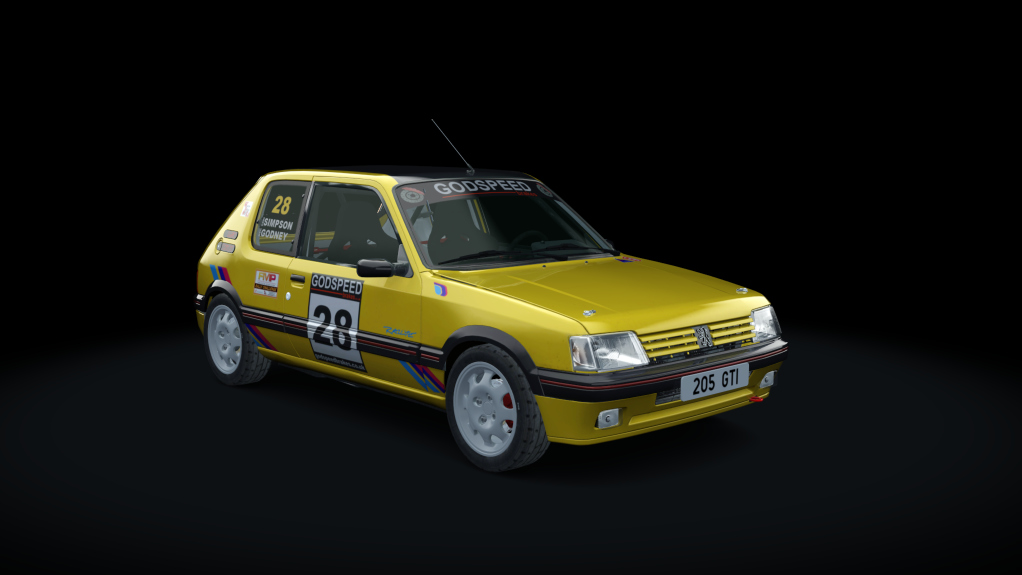 Peugeot 205 GTI gr A, skin 3