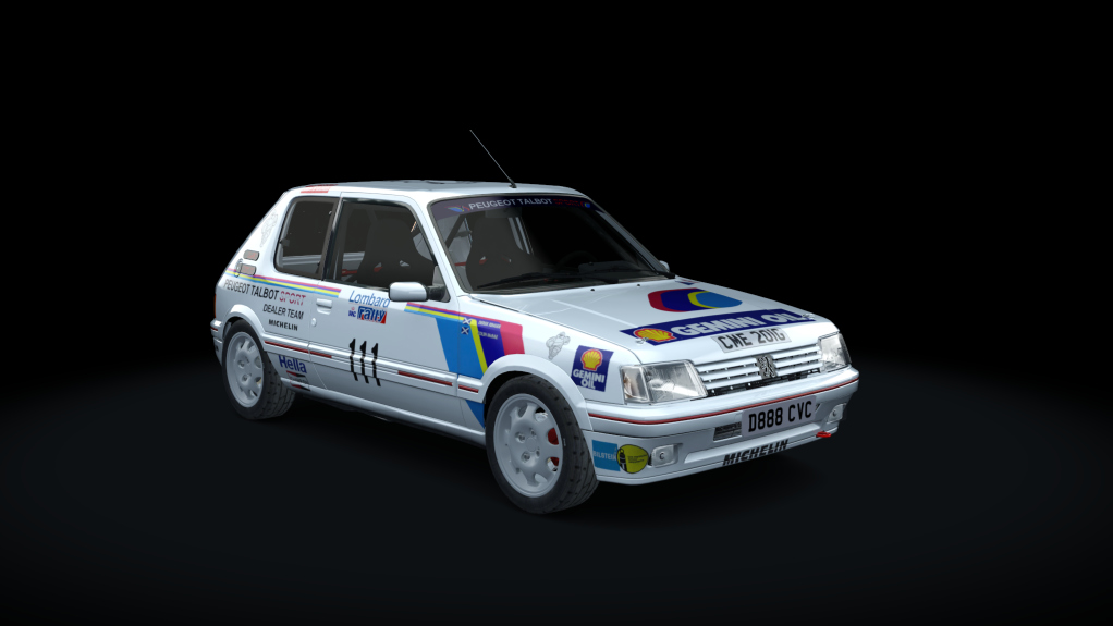 Peugeot 205 GTI gr A, skin 4