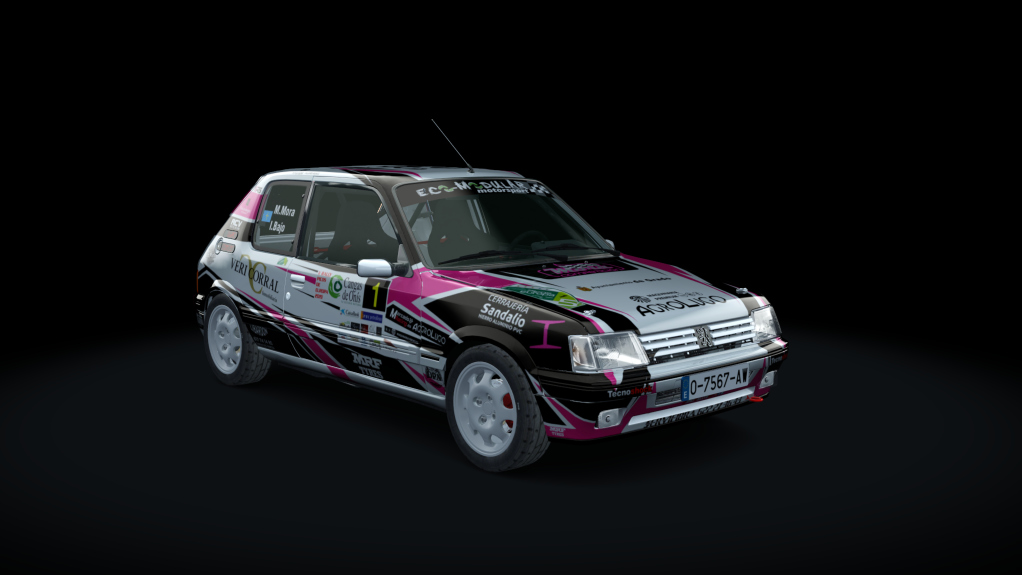 Peugeot 205 GTI gr A, skin Mora